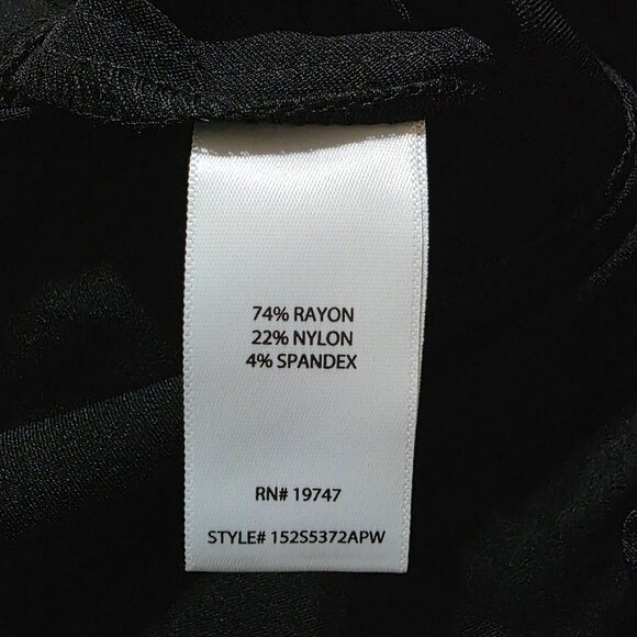 The Pioneer Woman Pull-On Millennium Pants Stretch Womens Plus 3X(24W-26W) Black - Picture 9 of 11